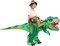 GOOSH Inflatable Dinosaur Costume Kids and Adults Funny Blow Up Dino T Rex Costumes